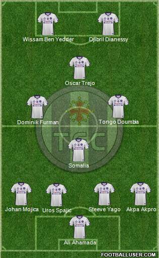 Toulouse Football Club Formation 2016