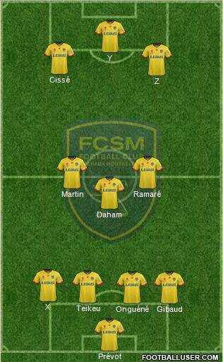 FC Sochaux-Montbéliard Formation 2016