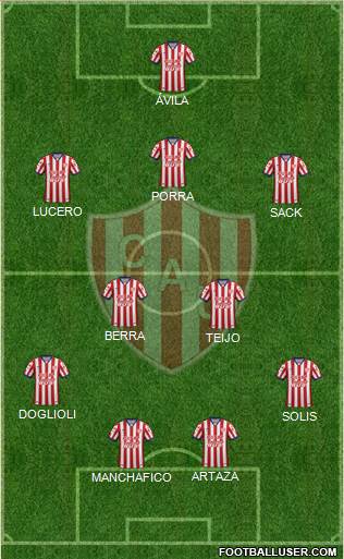 Unión de Santa Fe Formation 2016