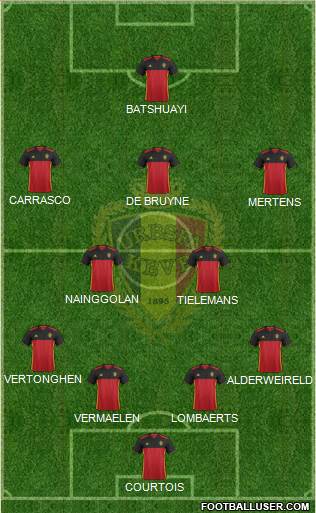 Belgium Formation 2016