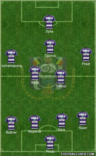 RSC Anderlecht Formation 2016