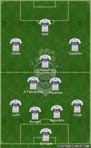 Gimnasia y Esgrima de La Plata Formation 2016
