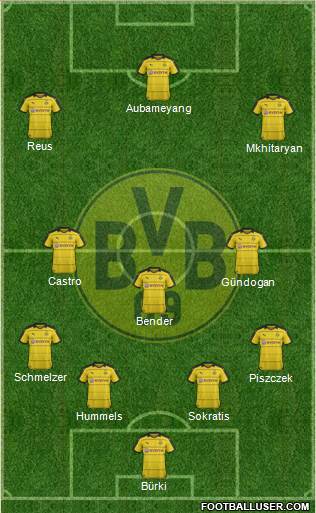 Borussia Dortmund Formation 2016