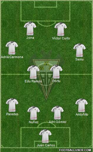 Albacete B., S.A.D. Formation 2016