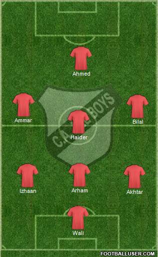 All Boys Formation 2016