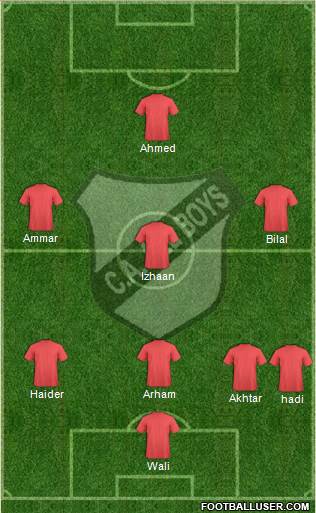 All Boys Formation 2016