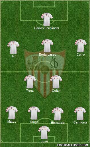 Sevilla F.C., S.A.D. Formation 2016