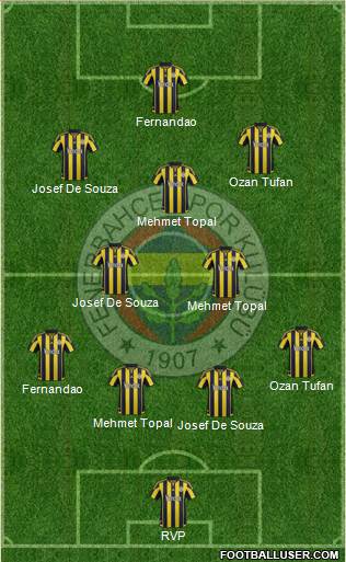 Fenerbahçe SK Formation 2016