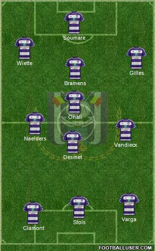 RSC Anderlecht Formation 2016