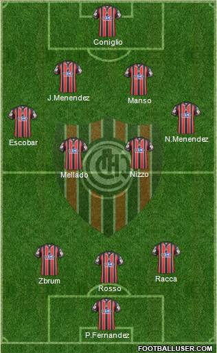 Chacarita Juniors Formation 2016