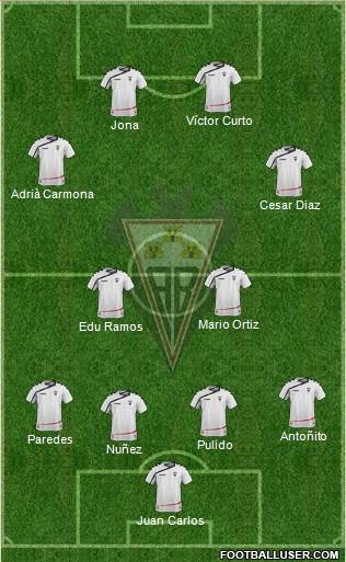 Albacete B., S.A.D. Formation 2016