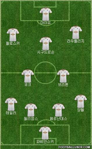 Swansea City Formation 2016