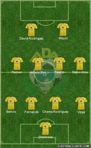 A.D. Alcorcón Formation 2016