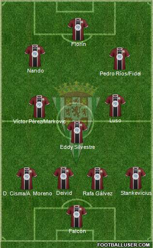 Córdoba C.F., S.A.D. Formation 2016