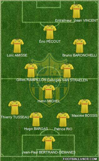 FC Nantes Formation 2016