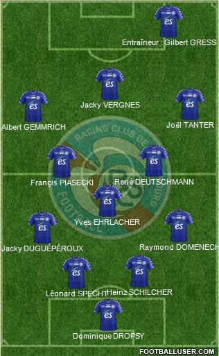 Racing Club de Strasbourg-Football Formation 2016