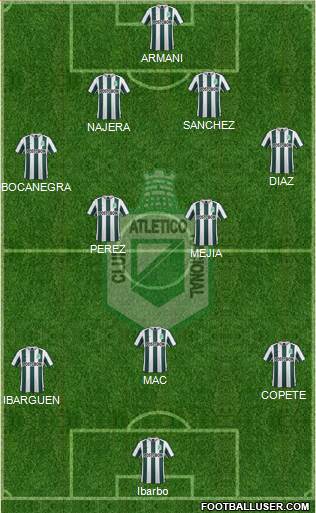 CDC Atlético Nacional Formation 2016