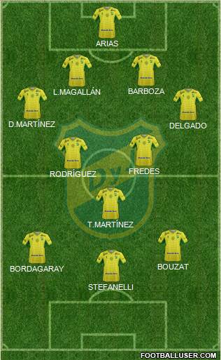 Defensa y Justicia Formation 2016