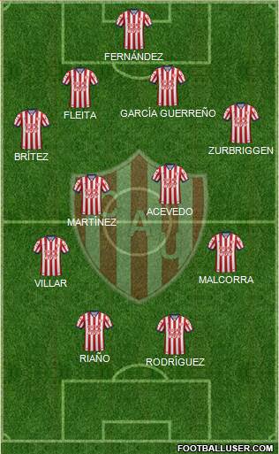 Unión de Santa Fe Formation 2016