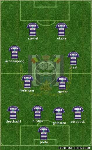 RSC Anderlecht Formation 2016