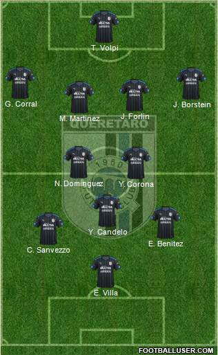 Club de Fútbol Gallos Blancos Formation 2016
