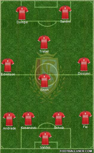R Standard de Liège Formation 2016