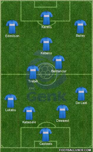 K Racing Club Genk Formation 2016