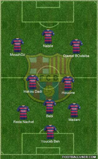 F.C. Barcelona Formation 2016