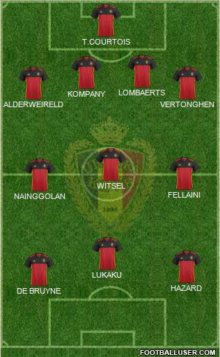 Belgium Formation 2016