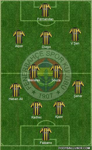 Fenerbahçe SK Formation 2016