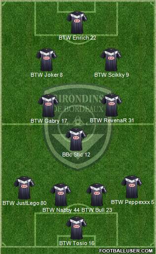 FC Girondins de Bordeaux Formation 2016