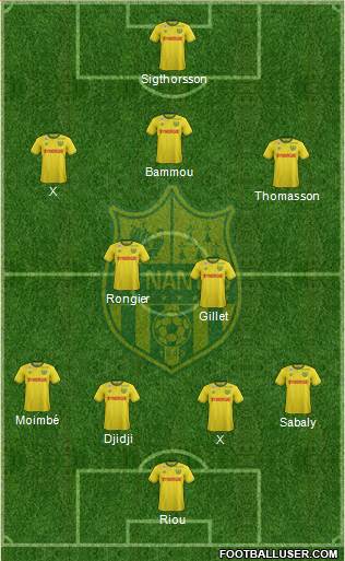 FC Nantes Formation 2016