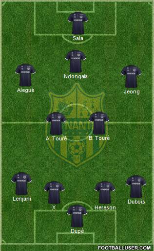 FC Nantes Formation 2016