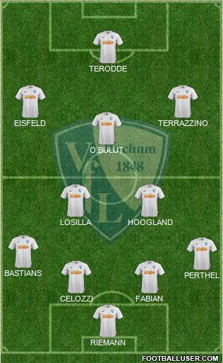 VfL Bochum 4-2-3-1 football formation