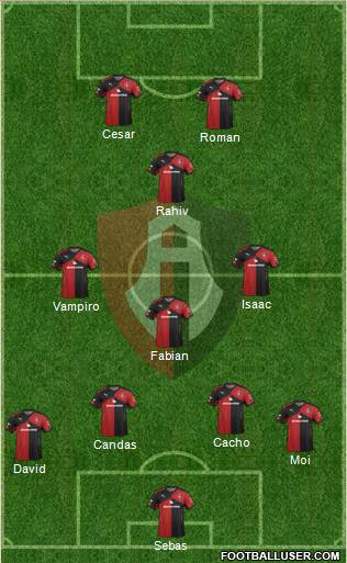 Club Deportivo Atlas Formation 2016