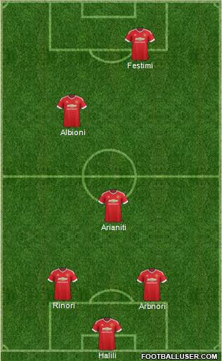 Manchester United Formation 2016