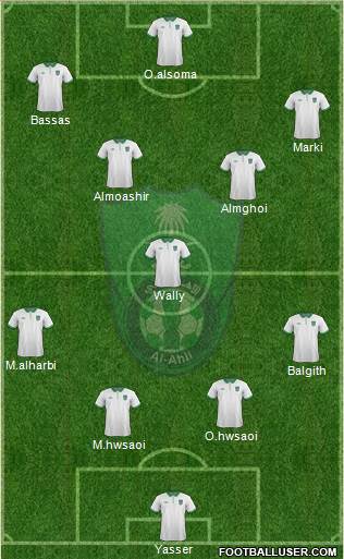 Al-Ahli (KSA) football formation