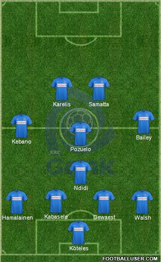 K Racing Club Genk Formation 2016