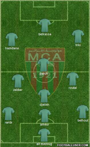 Mouloudia Club d'Alger Formation 2016