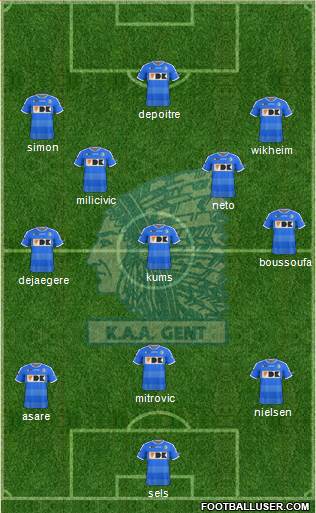 KAA Gent Formation 2016