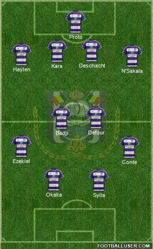 RSC Anderlecht Formation 2016