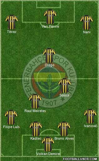 Fenerbahçe SK Formation 2016