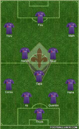 Fiorentina Formation 2016
