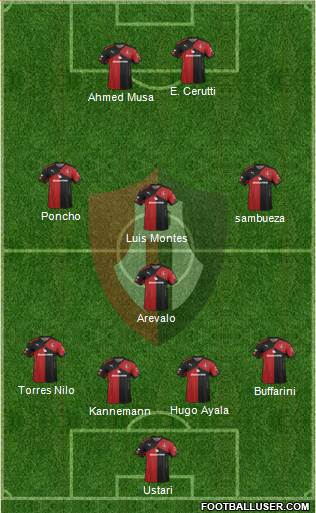 Club Deportivo Atlas Formation 2016
