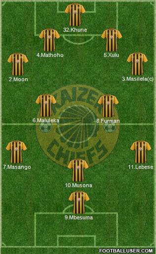 Kaizer Chiefs Formation 2016