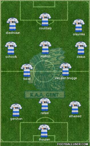 KAA Gent Formation 2016
