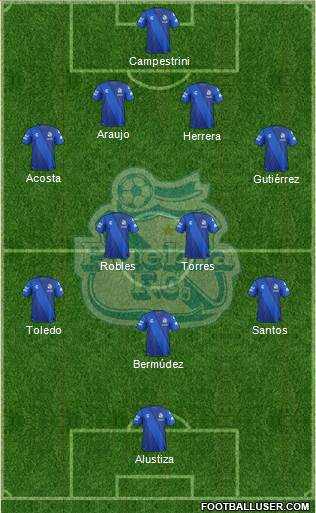 Club Puebla de la Franja Formation 2016