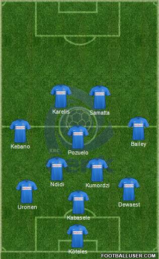 K Racing Club Genk Formation 2016