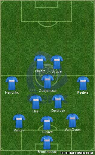 K Racing Club Genk Formation 2016