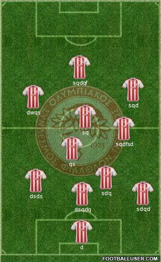 Olympiakos SF Piraeus Formation 2016